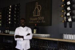 Portrait of chef in restaurant